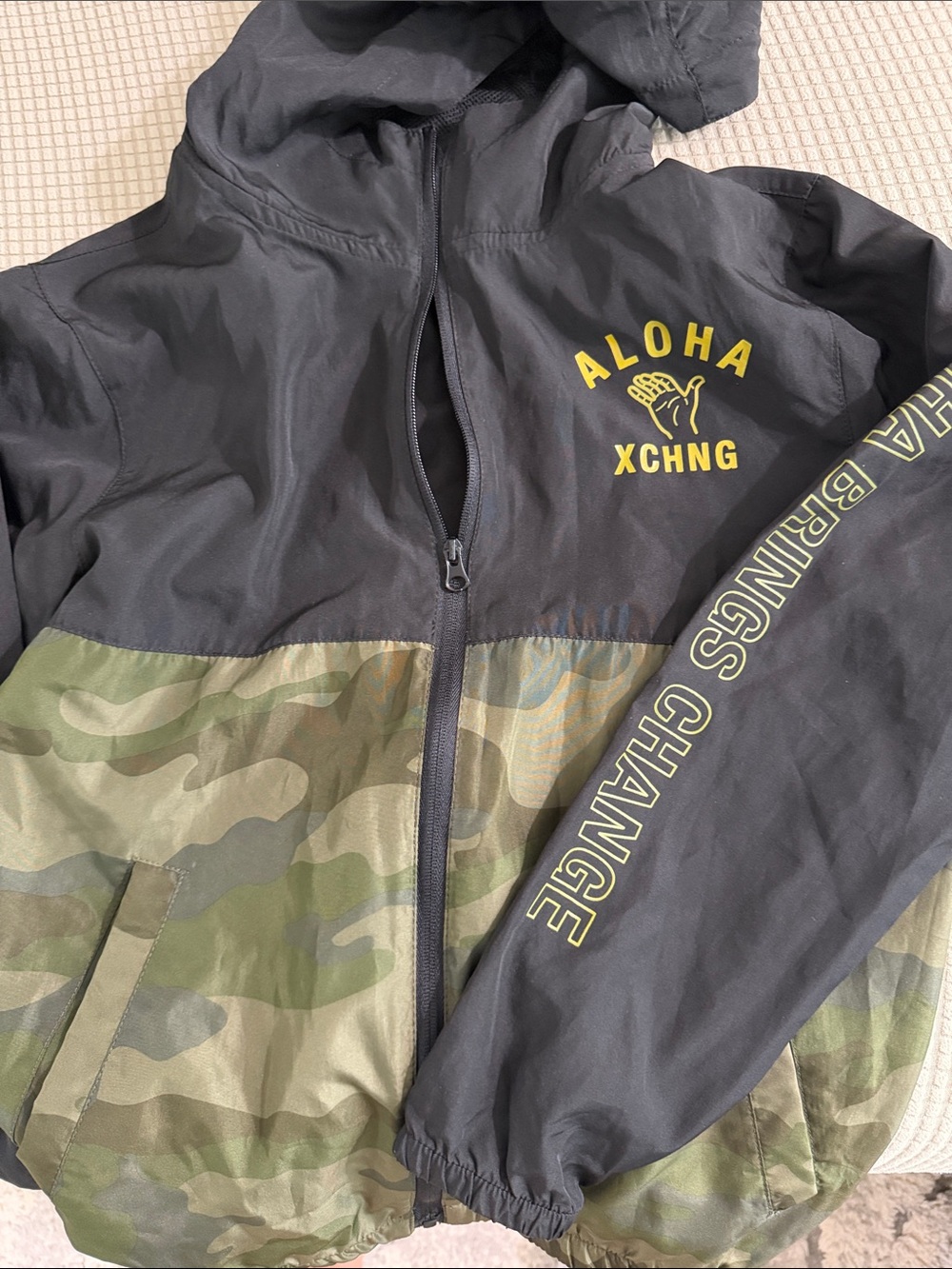 Kids rain jacket
